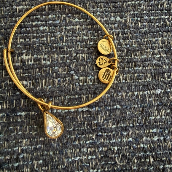 Six Alex and Ani Elegant Gold and Silver Charm Bracelets - Picture 4 of 8